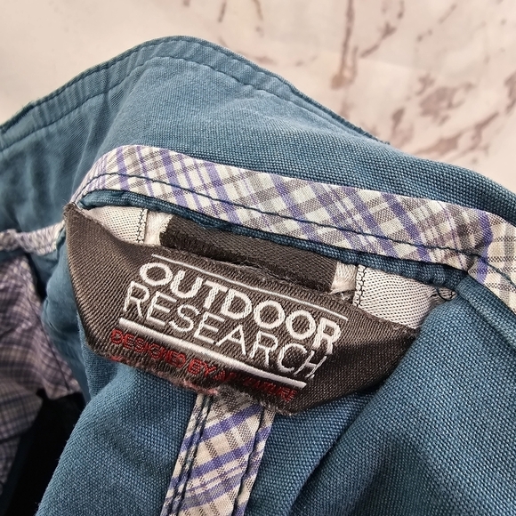 Outdoor Research Shorts Womens 6 Blue Wadi Rum 5 Inch Ripstop Hiking - Picture 7 of 10